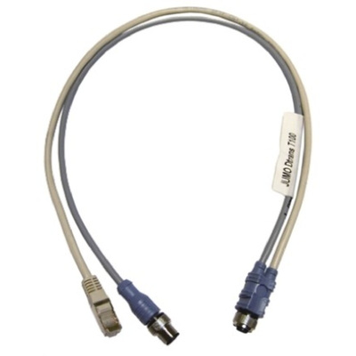 Jumo Female 4 way M12 to Male Sensor Actuator Cable, 500mm