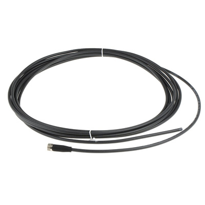 BALLUFF Straight Female 3 way M8 to Unterminated Sensor Actuator Cable, 5m