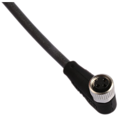 BALLUFF Right Angle Female 3 way M8 to Unterminated Sensor Actuator Cable, 5m