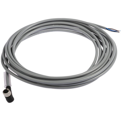 Pepperl + Fuchs Right Angle Female 4 way M8 to Unterminated Sensor Actuator Cable, 5m