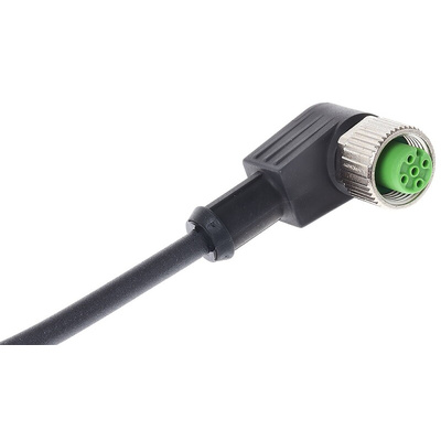 Murrelektronik Limited Right Angle Female 4 way M12 to Unterminated Sensor Actuator Cable, 5m