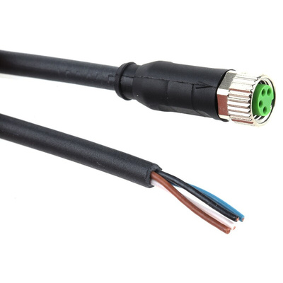 Murrelektronik Limited Straight Female 4 way M8 to Unterminated Sensor Actuator Cable, 10m