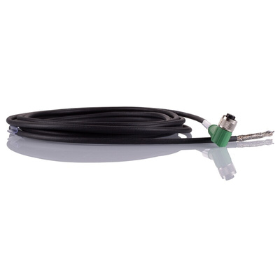 Phoenix Contact Right Angle Female 5 way M12 to Unterminated Sensor Actuator Cable, 5m
