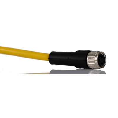 Phoenix Contact Straight Female 4 way M8 to Unterminated Sensor Actuator Cable, 5m