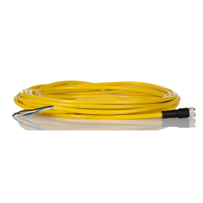 Phoenix Contact Straight Female 4 way M8 to Unterminated Sensor Actuator Cable, 5m