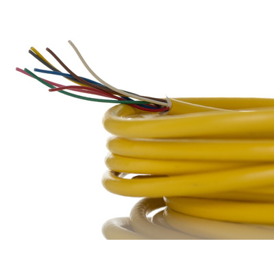 Phoenix Contact Straight Female 8 way M12 to 8 way Unterminated Sensor Actuator Cable, 10m