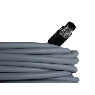 Phoenix Contact Straight Female 5 way M12 to Straight Male 5 way M12 Bus Cable, 20m