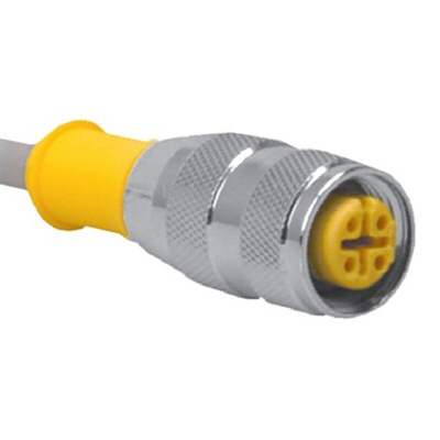 Turck Female 4 way M12 to Sensor Actuator Cable, 15m