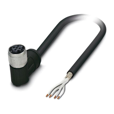 Phoenix Contact Female 4 way M12 to Sensor Actuator Cable, 2m