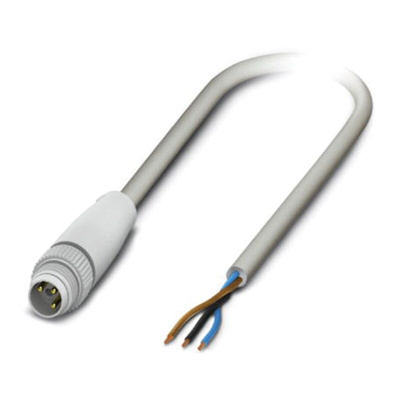 Phoenix Contact Male 8 way M8 to Sensor Actuator Cable, 5m
