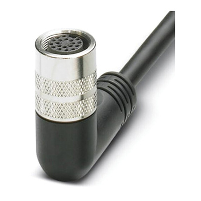 Phoenix Contact Male 12 way M16 to Female 12 way M8 Sensor Actuator Cable, 5m