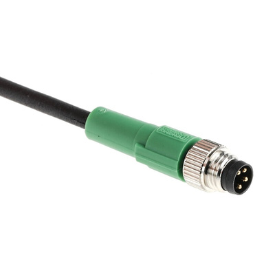 Phoenix Contact Male 4 way M8 to Female 4 way M8 Sensor Actuator Cable, 1.5m