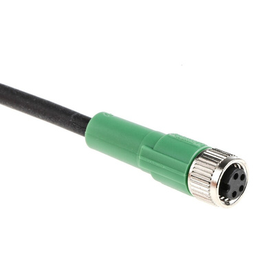 Phoenix Contact Male 4 way M8 to Female 4 way M8 Sensor Actuator Cable, 1.5m