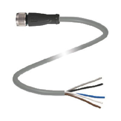 Pepperl + Fuchs Straight Female 5 way M12 to 5 way Unterminated Sensor Actuator Cable, 10m
