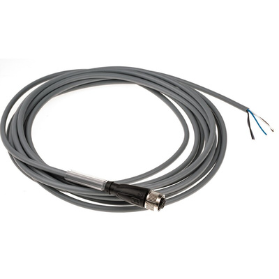 Pepperl + Fuchs Straight Female 5 way M12 to 5 way Unterminated Sensor Actuator Cable, 5m