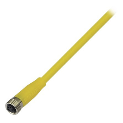 BALLUFF Straight Female 4 way M8 to 4 way Unterminated Sensor Actuator Cable, 5m