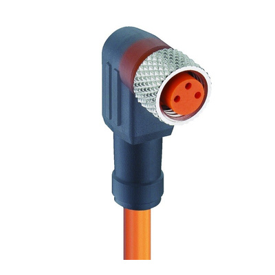 Hirschmann Right Angle Female 3 way M8 to Unterminated Sensor Actuator Cable