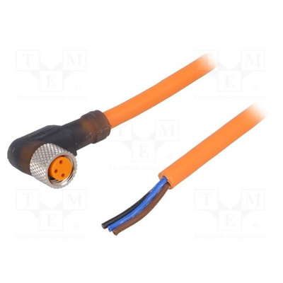 Hirschmann Right Angle Female 3 way M8 to Unterminated Sensor Actuator Cable
