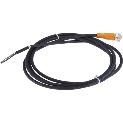 ifm electronic Female M12 to Unterminated Sensor Actuator Cable, 2m