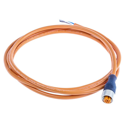 Lumberg Automation Straight Female 4 way M12 to Unterminated Sensor Actuator Cable, 2m