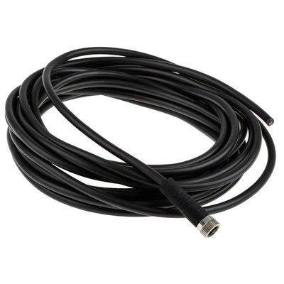 binder Straight Female 3 way M8 to Unterminated Sensor Actuator Cable, 5m