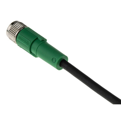 Phoenix Contact Straight Female 3 way M8 to Unterminated Sensor Actuator Cable, 3m