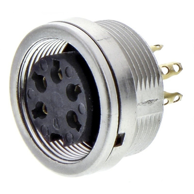 Lumberg 5 Pole Din Socket, DIN EN 60529, 5A, 250 V ac IP68
