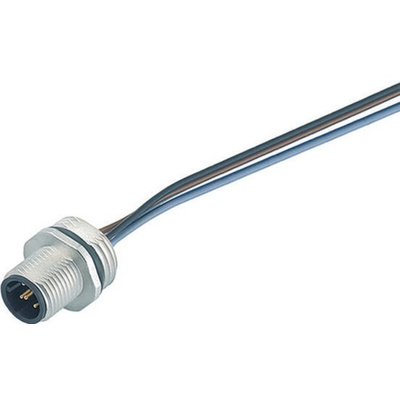 Binder Male 12 way M12 to Unterminated Sensor Actuator Cable, 200mm