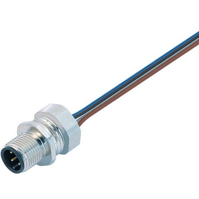 Binder Male 5 way M12 to Unterminated Sensor Actuator Cable, 200mm