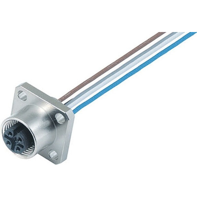 Binder Female 5 way M12 to Unterminated Sensor Actuator Cable, 200mm
