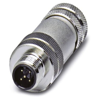 Phoenix Contact Circular Connector, 5 Contacts, Cable Mount, M12 Connector, Plug, Male, IP67, SACC Series
