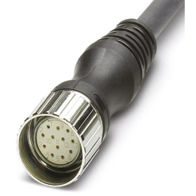 Phoenix Contact Female 12 way M23 to Sensor Actuator Cable, 5m