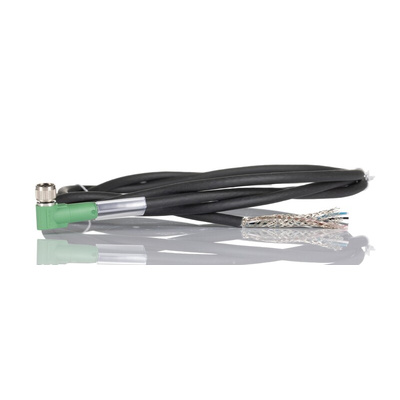 Phoenix Contact Straight Male 6 way M8 to Unterminated Sensor Actuator Cable, 1.5m
