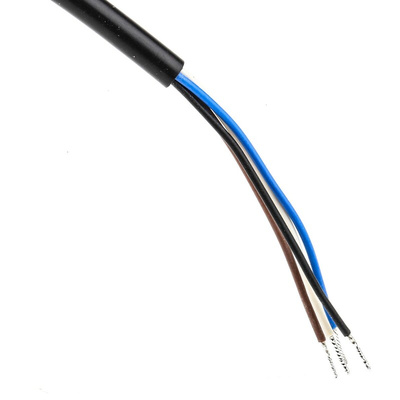 Banner Straight Female 4 way M12 to Unterminated Sensor Actuator Cable, 2m