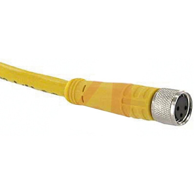 Turck Female 3 way M8 to Male M8 Sensor Actuator Cable, 1m