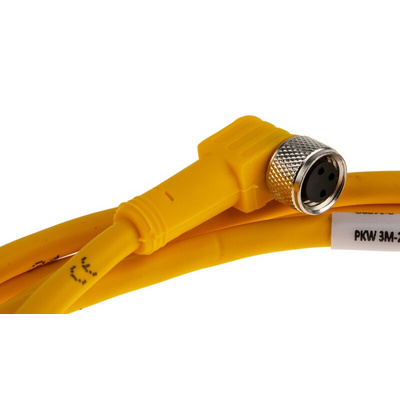 Turck Female 3 way M8 to Unterminated Sensor Actuator Cable, 2m