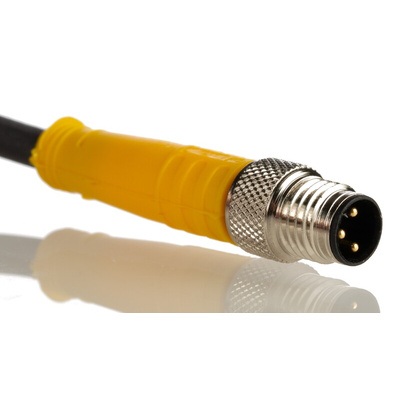 Turck Male 3 way M8 to Unterminated Sensor Actuator Cable, 1m