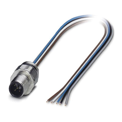 Phoenix Contact Male 5 way M12 to Sensor Actuator Cable, 500mm