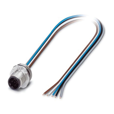 Phoenix Contact Male 5 way M12 to Sensor Actuator Cable, 500mm