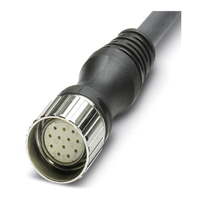 Phoenix Contact Female 12 way M23 to Unterminated Sensor Actuator Cable, 10m