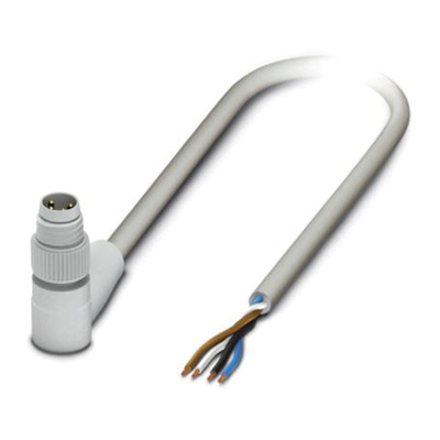 Phoenix Contact Male 4 way M8 to Sensor Actuator Cable, 5m