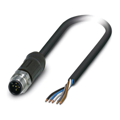 Phoenix Contact Male 5 way M12 to Sensor Actuator Cable, 5m