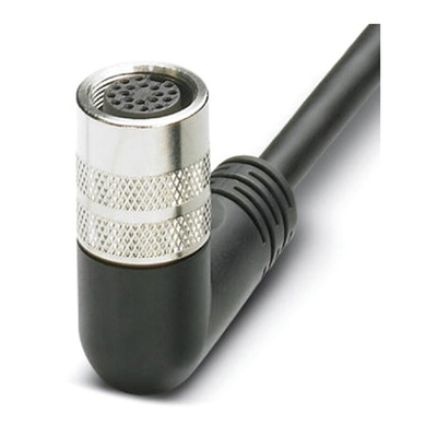 Phoenix Contact Male 8 way M16 to Female 8 way M8 Sensor Actuator Cable, 5m