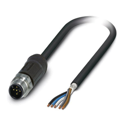 Phoenix Contact Male 5 way M12 to Sensor Actuator Cable, 5m