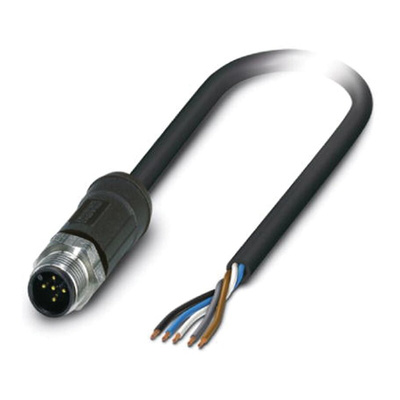 Phoenix Contact Male 5 way M12 to Sensor Actuator Cable, 10m