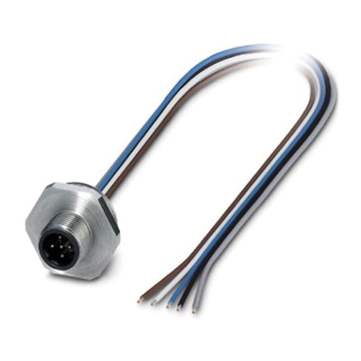 Phoenix Contact Male 5 way M12 to Sensor Actuator Cable, 500mm