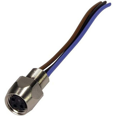 Harting Straight Female 3 way M8 to Unterminated Sensor Actuator Cable, 5m