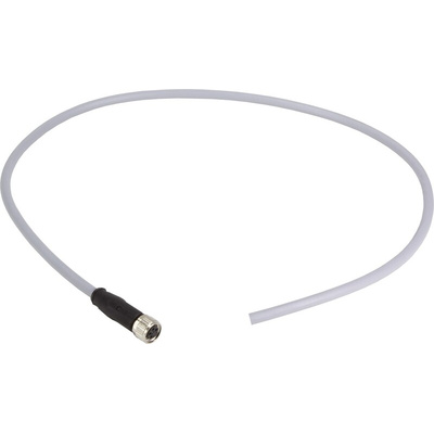 HARTING Straight Female 4 way M8 to Unterminated Sensor Actuator Cable, 5m