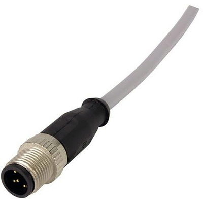 HARTING Straight Female 4 way M12 to Straight Male 4 way M12 Sensor Actuator Cable, 1m