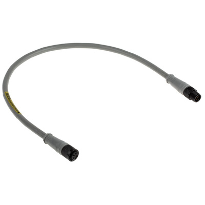Brad from Molex Straight Female 5 way M12 to Straight Male 5 way M12 Sensor Actuator Cable, 500mm